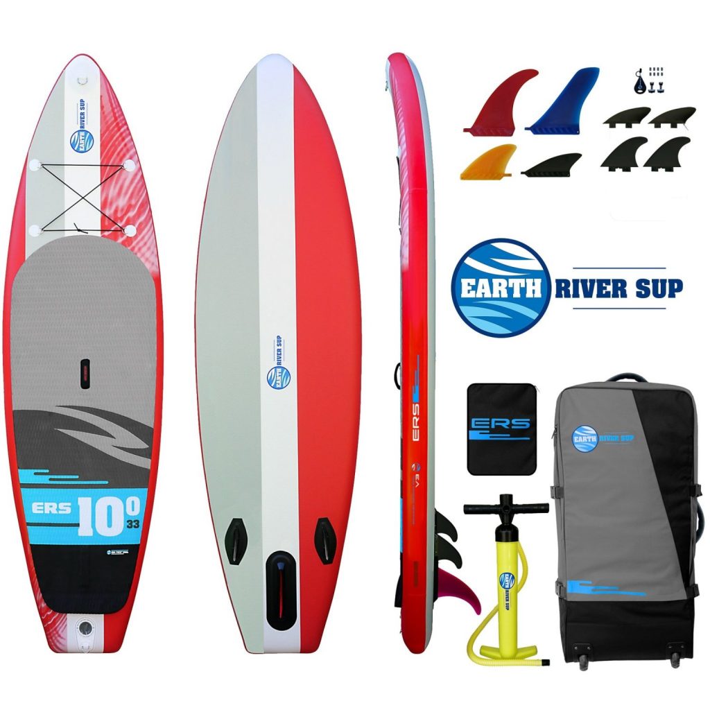 EARTH RIVER SUP: V3 10’0” BLUE & RED